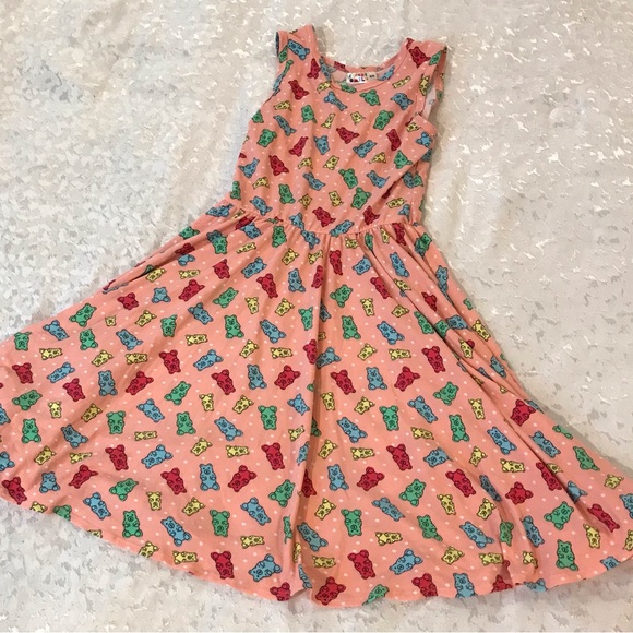Dot Dot Smile Colorful Gummy Bear Print Dress - Picture 1 of 2